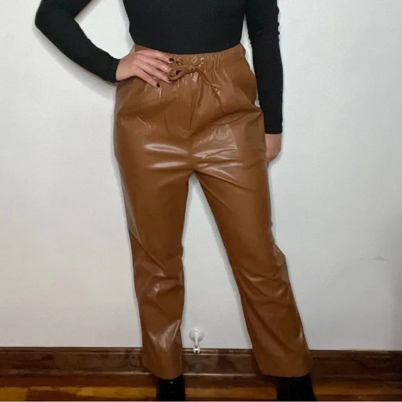 High Priority Pleather Pants (NEW) - Picture 2 of 4